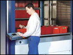 Shuttle VLM (Vertical Lift Modules) used in picking and storage solutions.