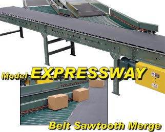 Belt Sawtooth Merge Conveyor